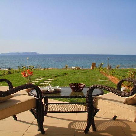 Sea View Beachfront Villa Maria Gouves Exterior foto